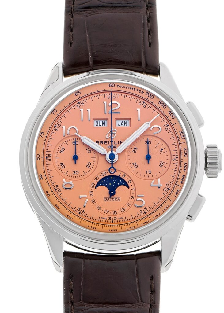 ブライトリング - プレミエ B25 ダトラ 42 | BREITLING | AB2510201K1P1(AB2510) | SS カッパー文字盤 自動巻き レザー | 中古