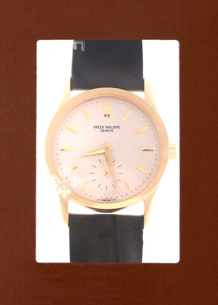 パテックフィリップ - カラトラバ | PATEK PHILIPPE | 3796J-001 | YG シルバー文字盤 手巻き レザー | 1985年製 | レストア | 中古 |