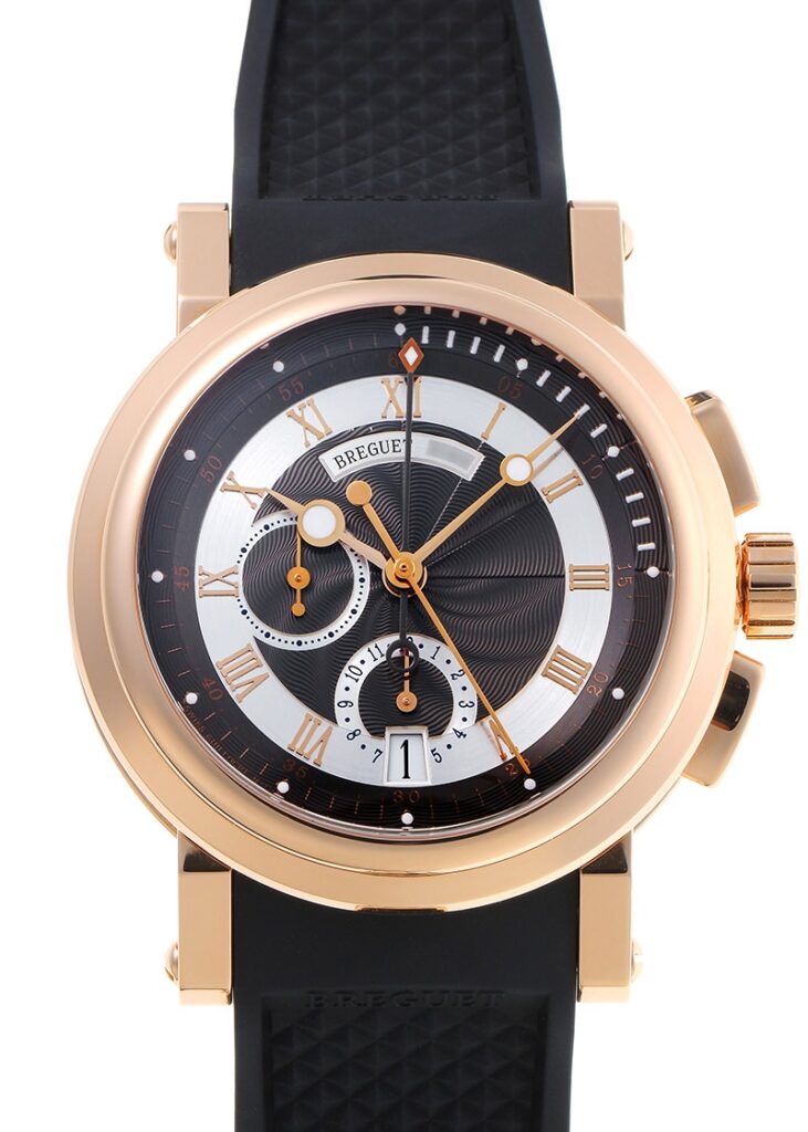 ブレゲ - マリーン II クロノグラフ | BREGUET | 5827BR/Z2/5ZU | RG グレー文字盤 自動巻き ラバー | 中古