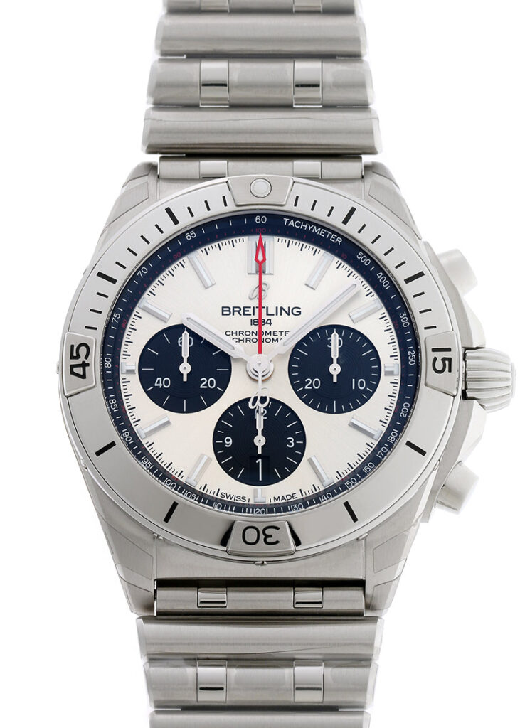 ブライトリング - クロノマット B01 42 | BREITLING | AB0134101G1A1 | SS シルバー文字盤 自動巻き ブレスレット | 未使用品