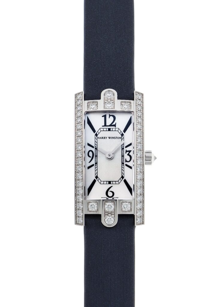 ハリーウィンストン - アヴェニューC ミニ | HARRY WINSTON | AVCQHM16WW024 | WG シェル文字盤 クォーツ サテン | 中古