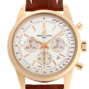 ブライトリング - トランスオーシャン クロノグラフ ブライトリングチャレンジ2015年賞品 SPECIAL DELIVERY | BREITLING | R015G38WBD(RB0152) | RG シルバー文字盤 自動巻き レザー | 未使用品