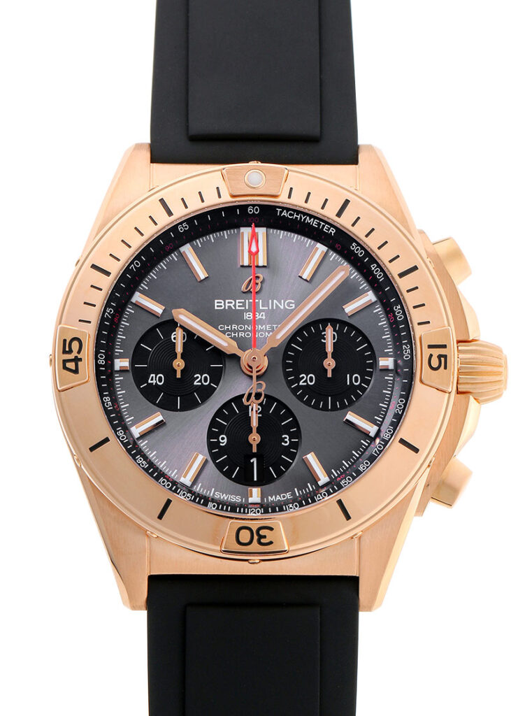 ブライトリング - クロノマット B01 42 | BREITLING | RB0134101B1S1(RB0134) | RG グレー文字盤 自動巻き ラバー | 中古