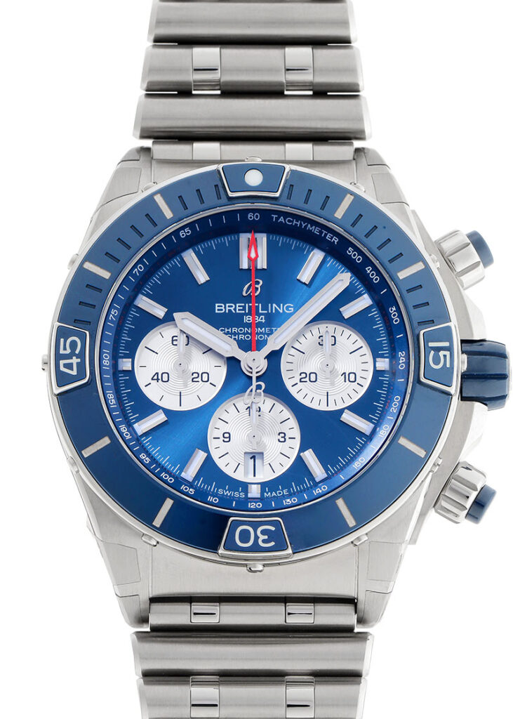 ブライトリング - スーパークロノマット B01 | BREITLING | AB0136161C1A1(AB0136) | SS ブルー文字盤 自動巻き ブレスレット | 未使用品