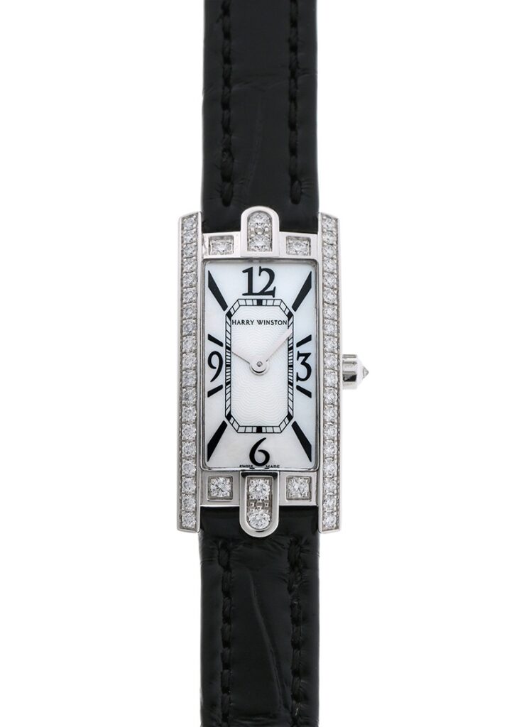 ハリーウィンストン - アヴェニューC ミニ | HARRY WINSTON | AVCQHM16WW024 | WG ホワイトシェル文字盤 クォーツ レザー | 中古