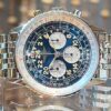 ブライトリング - ナビタイマー コスモノート | BREITLING | S122C121FBA(A12023) | SS ブルー文字盤 手巻き ブレスレット | 中古