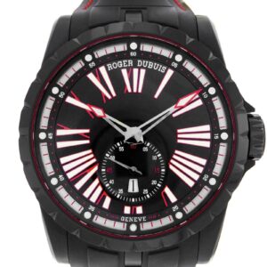 ロジェデュブイ - エクスカリバー エッセンシャル | ROGER DUBUIS | DBEX0567 | TI（DLC） 黒文字盤 自動巻き ラバー| 委託品 | 中古 |