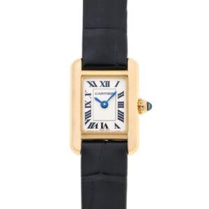 カルティエ - タンク ルイ カルティエ ミニ | CARTIER | WGTA0352 | YG シルバー文字盤 クォーツ レザー