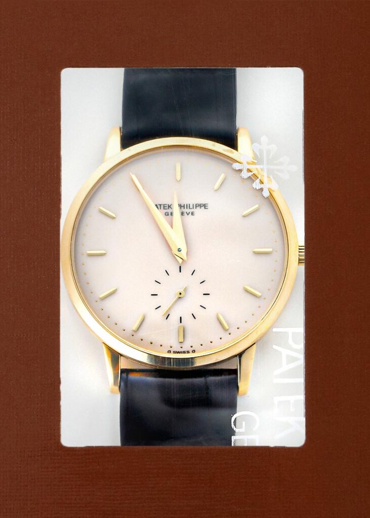 パテックフィリップ - カラトラバ | PATEK PHILIPPE | 3893J | YG アイボリー文字盤 手巻き レザー | アーカイブ付き | 1991年製 | レストア | 中古 |