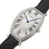 カルティエ - トノー LM ベゼルダイヤ | CARTIER | WE400251 | WG シルバー文字盤 手巻き レザー | 中古 |