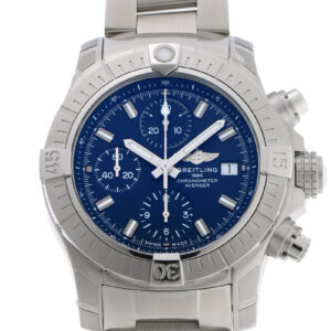 ブライトリング - アベンジャー クロノグラフ 43 | BREITLING | A13385101C1A1(A13385) | SS ブルー文字盤 自動巻き ブレスレット | 未使用品