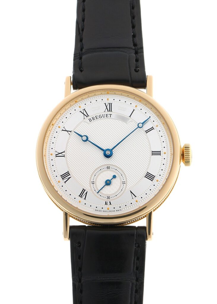 ブレゲ - クラシック ツインバレル | BREGUET | 5907BA/12/984 | YG シルバー文字盤 手巻き アリゲーター | 中古