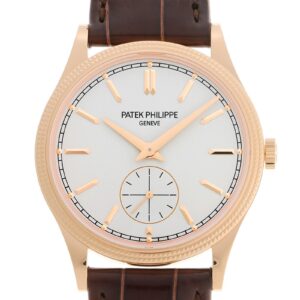 パテックフィリップ - カラトラバ | PATEK PHILIPPE | 6119R-001 | RG シルバー文字盤 手巻き レザー