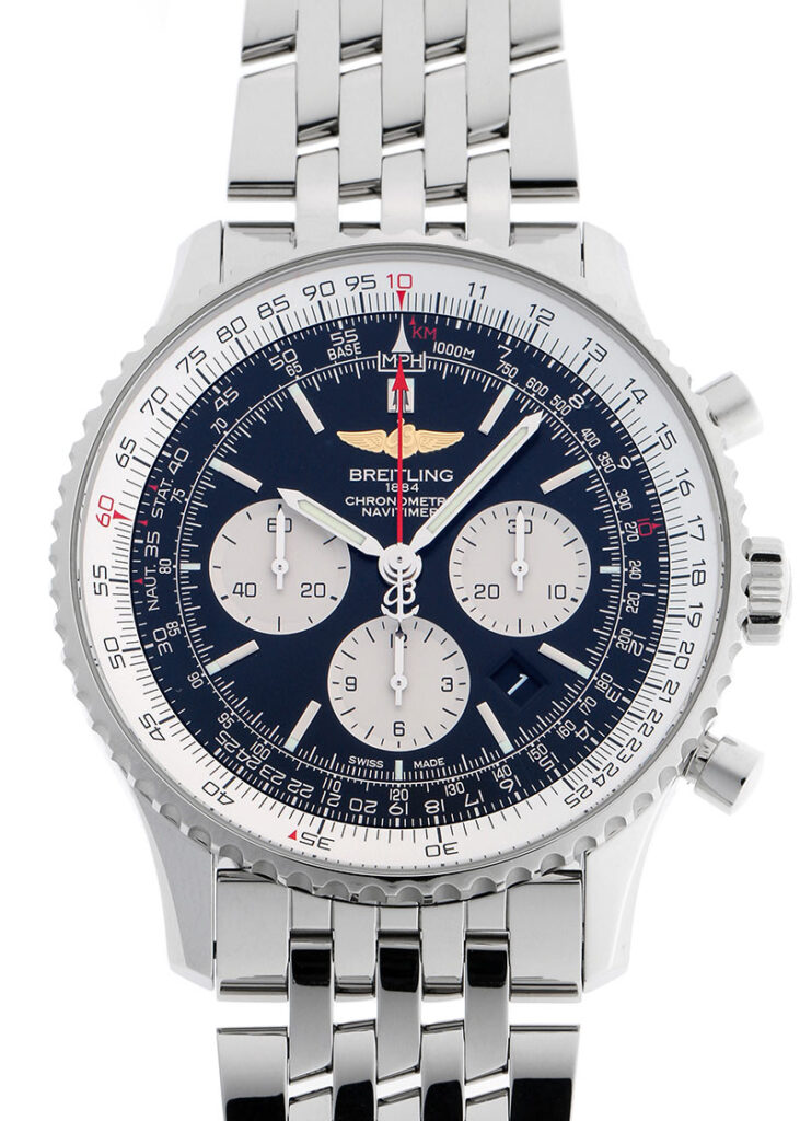 ブライトリング - ナビタイマー B01 クロノグラフ 世界限定250本 | BREITLING | AB0127211B2A1(AB0127) | SS 黒文字盤 自動巻き ブレスレット | 中古