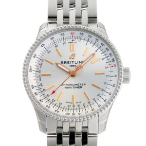 ブライトリング - ナビタイマー オートマチック 35 | BREITLING | A17395F41G1A1 | SS シルバー文字盤 自動巻き ブレスレット | 未使用品 |