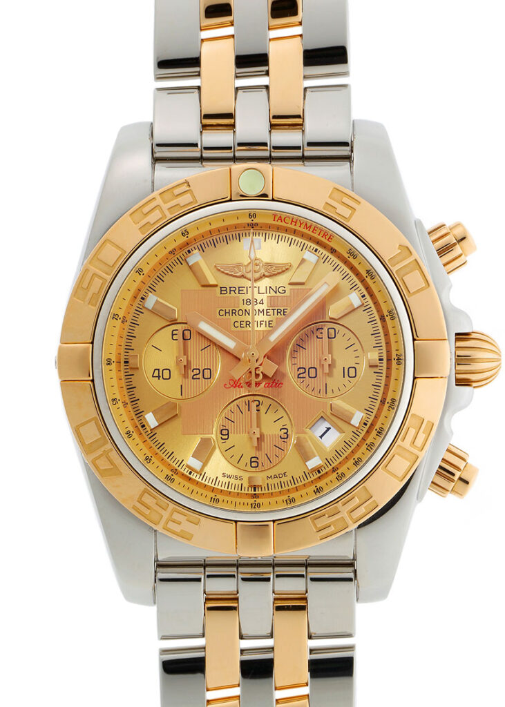 ブライトリング - クロノマット 44 | BREITLING | CB011012/H548(CB0110) | YG&SS シャンパン文字盤 自動巻き ブレスレット | 中古