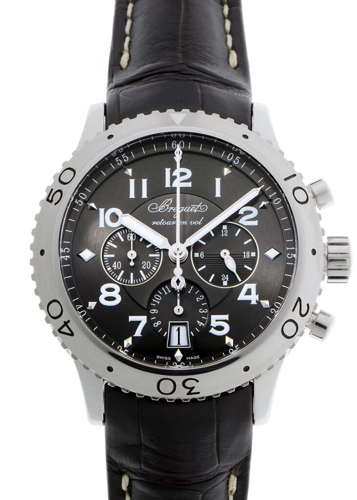 ブレゲ - タイプXXI | BREGUET | 3810ST/92/9ZU | SS グレー文字盤 自動巻き レザー | 中古