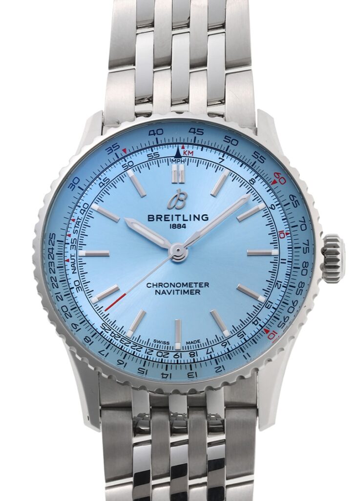 ブライトリング - ナビタイマー オートマチック 41 | BREITLING | A17329171C1A1(A17329) | SS ブルー文字盤 手巻き ブレスレット | 中古